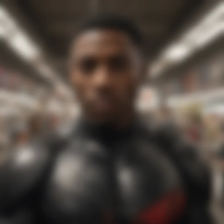 A powerful scene reflecting social themes prevalent in Black comics