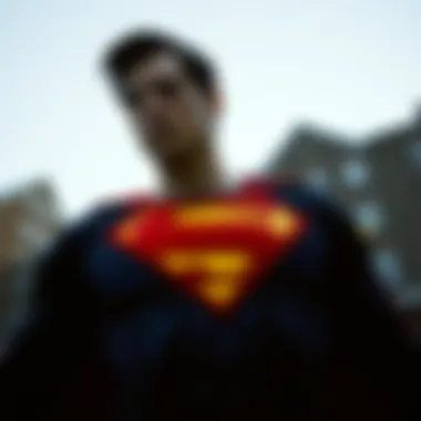 The Duality of Clark Kent Superman symbol juxtaposed with Clark Kent's daily life