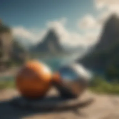 Scenic View of the Dragon Ball Universe A scenic view of the Dragon Ball universe
