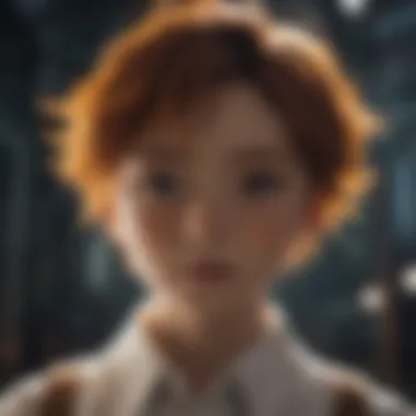 Pivotal Moment in The Promised Neverland Dramatic scene depicting a pivotal moment in the manga