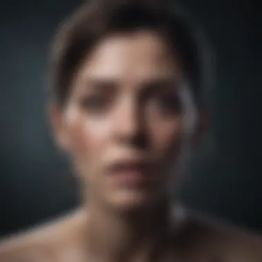 Eerie Character Representation A close-up of an eerie character that embodies fear in the film.