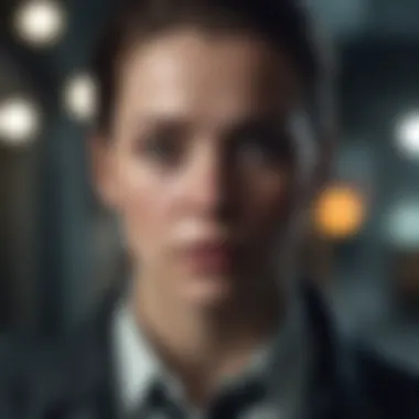 Pivotal Suspense Moment A striking visual of a pivotal moment that showcases the film's suspense.
