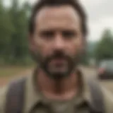 The iconic moment of Rick Grimes in the series