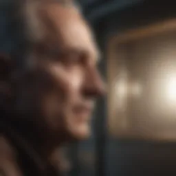 A captivating scene from The Watcher showcasing its unique atmosphere