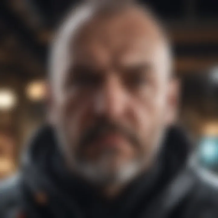 Detailed character portrayal highlighting the complexity within The Watcher