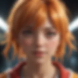 A vibrant scene from a popular dubbed anime showcasing character emotions