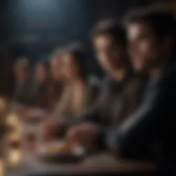 A mesmerizing poster showcasing the main characters of TVD movie in a dark and mysterious setting