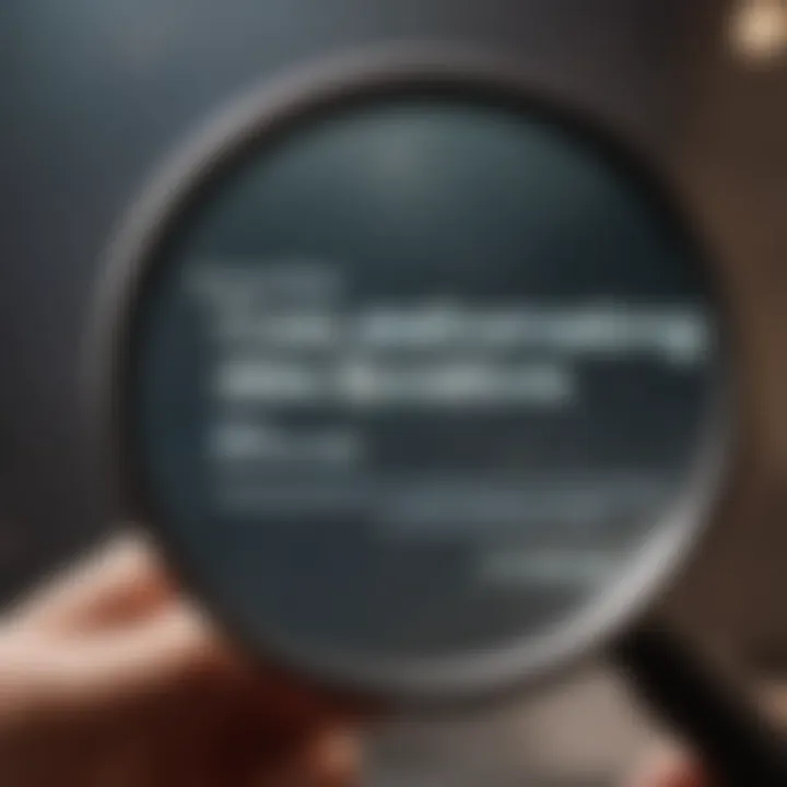 Illustration of a magnifying glass focusing on free legal websites for DC Comics