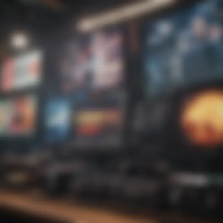 An overview of streaming platforms with logos of each