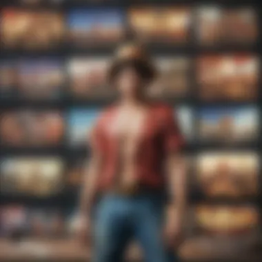 Streaming Platforms for One Piece Remastered A collage of streaming platforms offering One Piece Remastered.