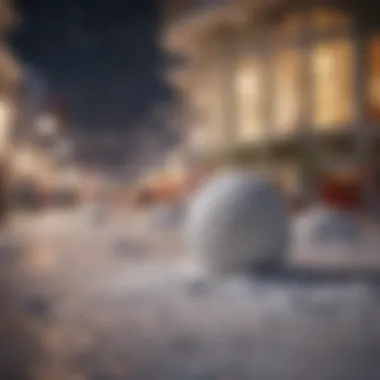 Whimsical Christmas Movie Snowball Fight