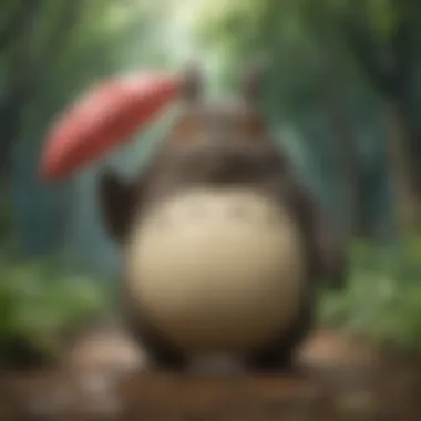 Whimsical Characters Whimsical Totoro Characters Poster