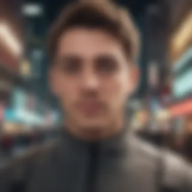 Digital Fusion: YouTuber Crossing Platforms Abstract representation of the crossover between online content creation and mainstream media through voice acting
