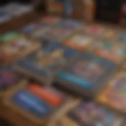 A collection of Yu-Gi-Oh! first edition cards showcasing their unique artwork and rarity