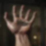 Zombie hand holding Netflix logo